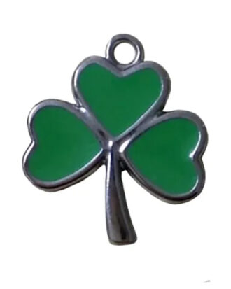 Shamrock Enamel Necklace