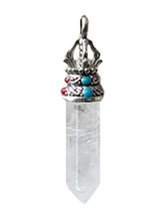 Bohemian Clear Quartz Necklace