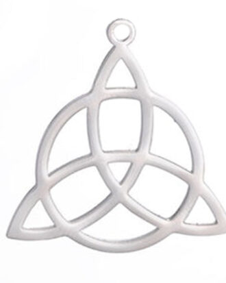 Goddess Triquetra Cutout Necklace