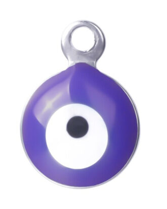 Small Evil Eye Enamel Necklace