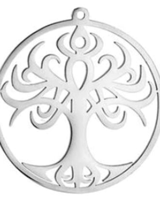 Goddess Tree of Life Triple Curls Necklace