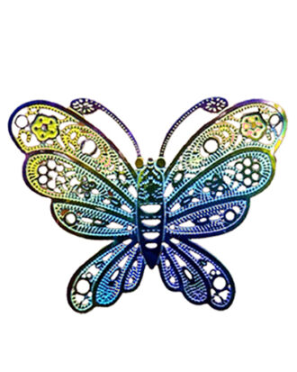 Large Rainbow Butterfly Necklace