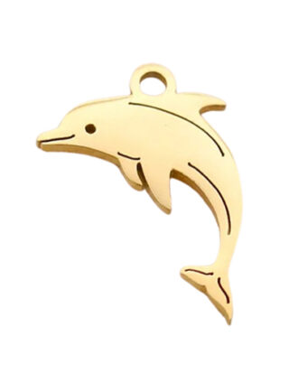 Dolphin Markings Necklace - Gold