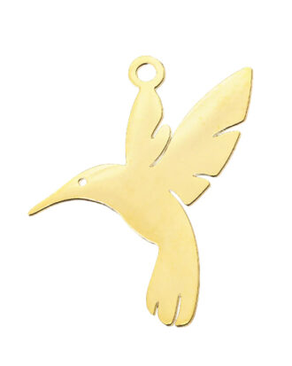 Hummingbird 2 Necklace - Gold