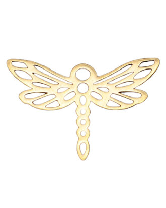 Dragonfly Cutouts Necklace - Gold
