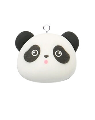Resin Panda Head 3D Necklace