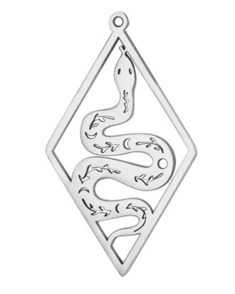 Snake in Diamond Necklace