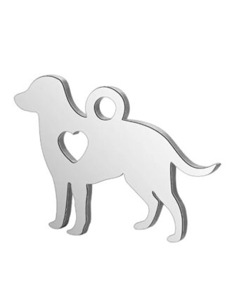 Dog Heart Cutout Necklace 2
