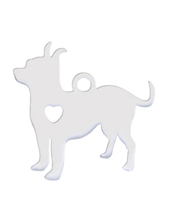 Dog Heart Cutout Necklace 3