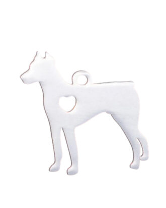Dog Heart Cutout Necklace 4