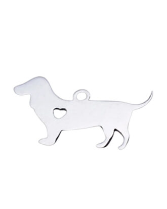 Dog Heart Cutout Necklace 5