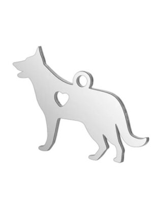Dog Heart Cutout Necklace 6