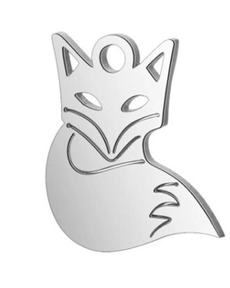 Fox Cutout Necklace