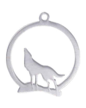 Howling Wolf Moon Necklace