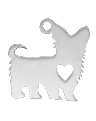 Dog Heart Cutout Necklace