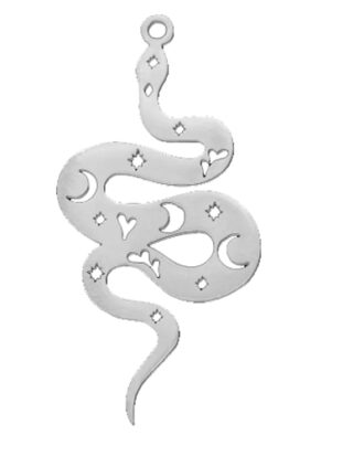 Snake w Cutouts Neckace