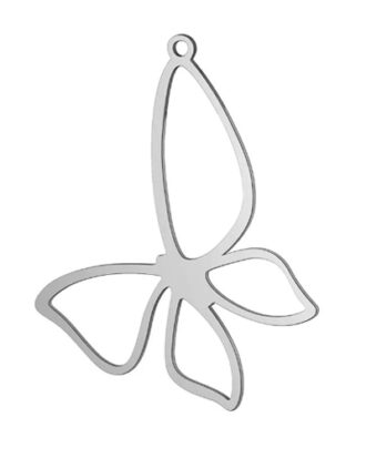Butterfly Asymmetrical Cutout Necklacce