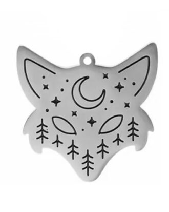 Fox w Art Necklace