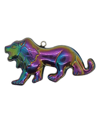 Lion Rainbow Hematite Non-Mag Necklace