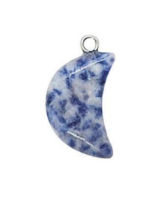 Sodalite Half Moon Necklace