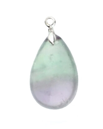 Fluorite Teardrop Necklace