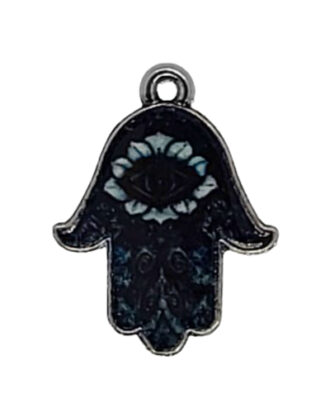Evil Eye Hamsa Enamel Necklace